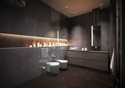 Бетонный Дизайн Ванная Комната