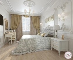 Small bedroom design in classic style
