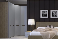 Corner bedroom design photo