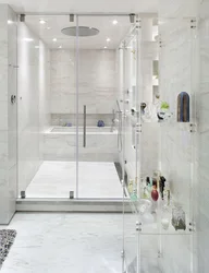 Ванная комната ванна со стеклом фото