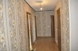 Wallpapering in the hallway design
