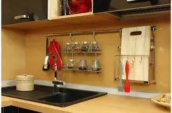 How to place shelves in the kitchen photo
