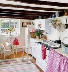 Small country house kitchen design