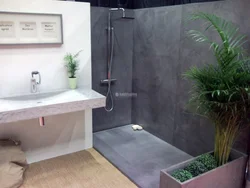 Microcement in the bathroom design