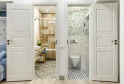 Doors for bathroom and toilet photo