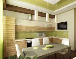Economical kitchen living room design