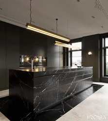 Marble style kitchen design