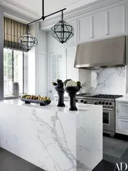 Marble Style Kitchen Design