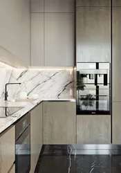 Marble Style Kitchen Design