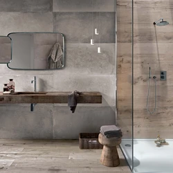 Bath design marble wood concrete