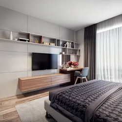 Bedroom Design In A Modern Style Inexpensively In An Apartment