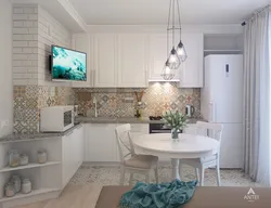 Inexpensive Kitchen Design In Light Colors