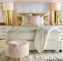 Golden Bedroom Photo