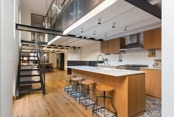 Two-level kitchen design