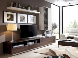 Modern Living Room Design With Side Tables Photo