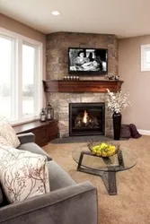 Small Living Room Fireplace Design