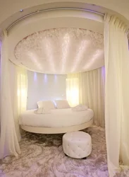 Round bedroom interiors