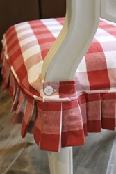 Sew chair covers for the kitchen photo