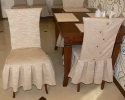 Sew chair covers for the kitchen photo