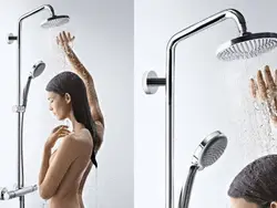 Vanna otağı fotoşəkili üçün kran və duş