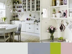 The perfect combination of colors in the kitchen interior