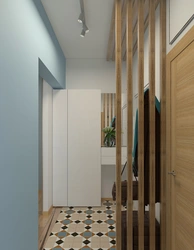 Wooden Slats In The Hallway Design