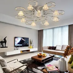 Chandelier design for living room in modern style