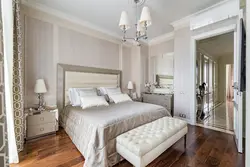 Спальня в стиле неоклассика в светлых тонах фото