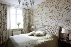 Renovation wallpaper in the bedroom design photo