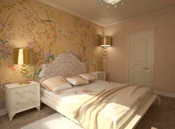 Renovation wallpaper in the bedroom design photo