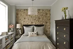 Рамонт шпалеры ў спальні дызайн фота