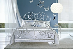 Wrought iron bedroom interior