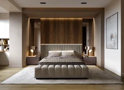 Дизайн Изголовья Кровати В Спальне Современный Стиль Фото
