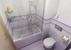 Дизайн маленькой ванны с поддоном