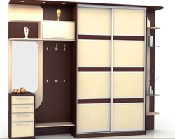 Built-in wardrobes in the hallway photo inexpensively
