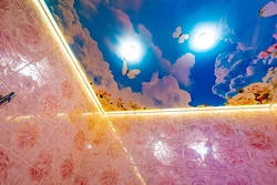 Photo Of The Ceiling In The Bathroom Photo Printing