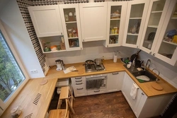 Kitchen Combined With Window Sill Photo