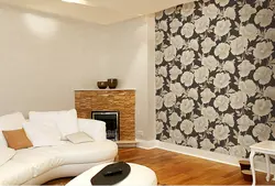 Wallpapering Living Room Ideas Photo
