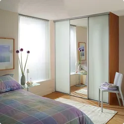 Bedroom with two doors photo