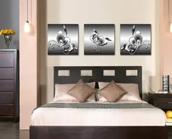 What paintings can be hung in the bedroom above the bed photo
