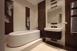 Photo White-Brown Bathroom