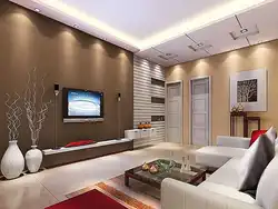 Дизайн потолка в гостиной в современном стиле фото