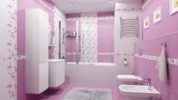 Дизайн ванной из 2 цветов