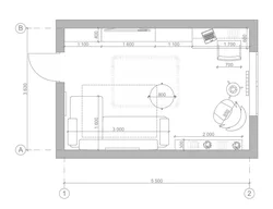 Living room interior dimensions