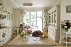 Kitchen dining room interior Provence style