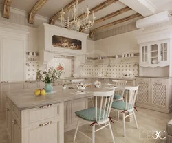 Kitchen Dining Room Interior Provence Style