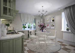 Kitchen Dining Room Interior Provence Style