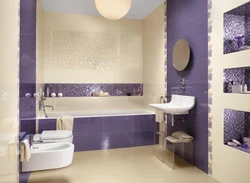 Дизайн ванной комнаты из одного цвета плитки
