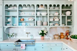 Shelves For The Kitchen In Provence Style Photo