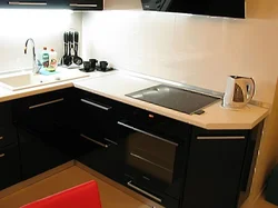Kitchen Design With Black Sink Photo